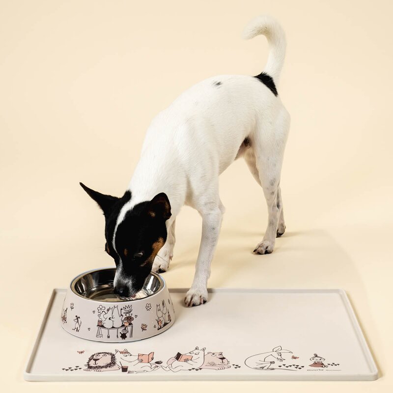 Muurla Moomin for Pets silikonmatte 48x30 cm beige