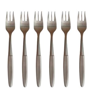 Skaugum Kakegaffel 16 cm 6 stk børstet stål