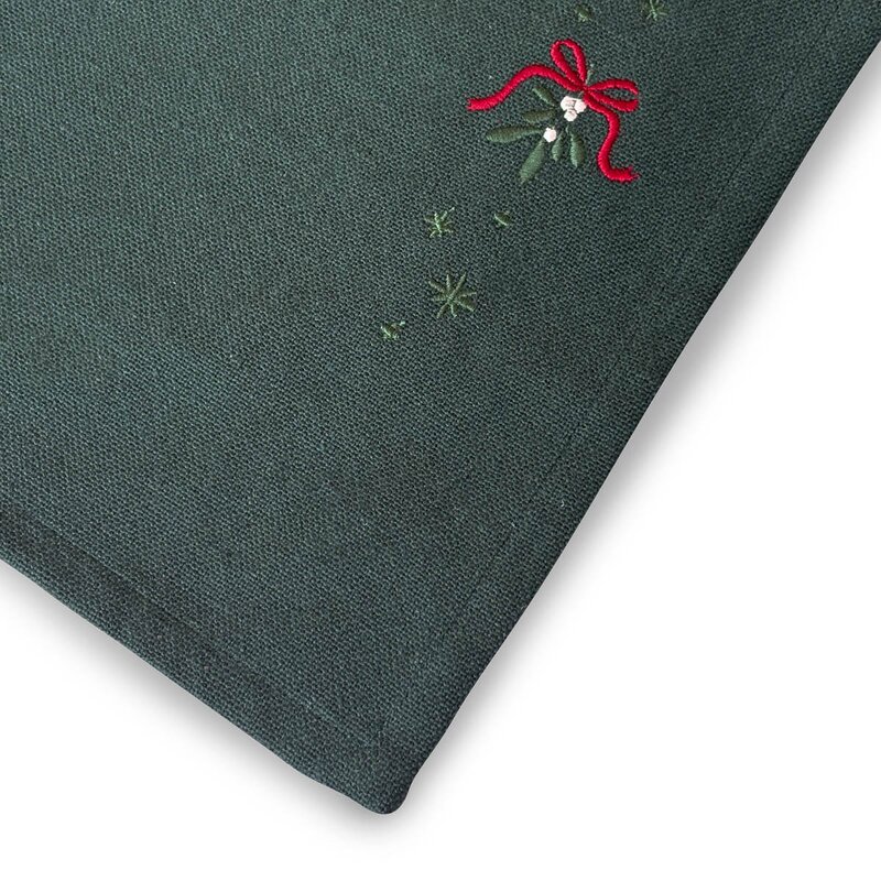 Juna Christmas Fable dekkebrikker Misteltein 49x32 cm grønn