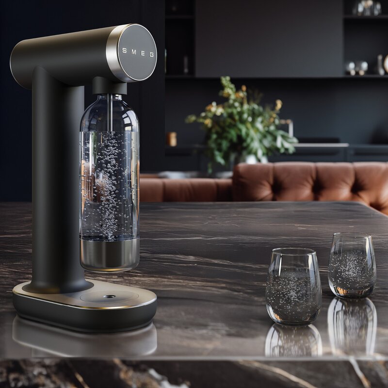 SMEG Collezione SKC01 kullsyremaskin 0,8L svart