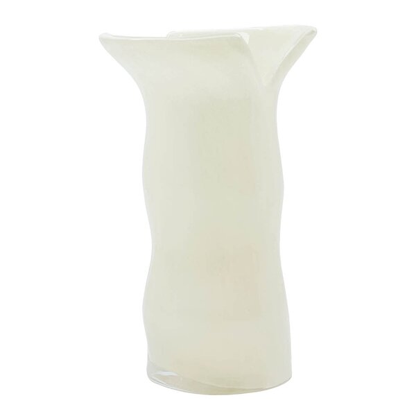 House Doctor Cuff vase i glass 24 cm off-white