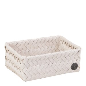 Handed By Fit liten oppbevaringskurv 18x12x7 cm champagne