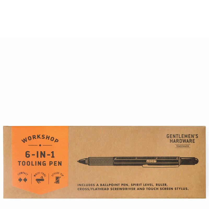 Gentlemen-s Hardware Tooling Pen mutliverktøy 6-i-1 penn