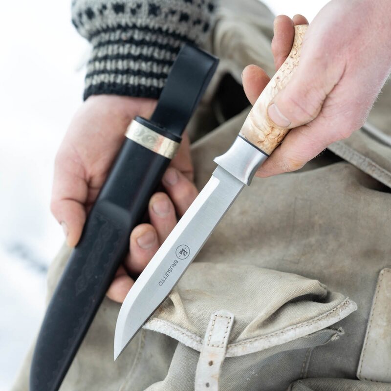 Brusletto Storbukken masur allroundkniv 27 cm masurbjørk