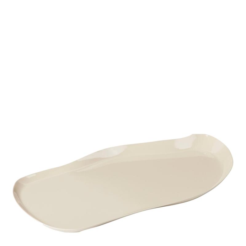 Broste Copenhagen Mie dekorfat lite 26x15 cm rainy day grey