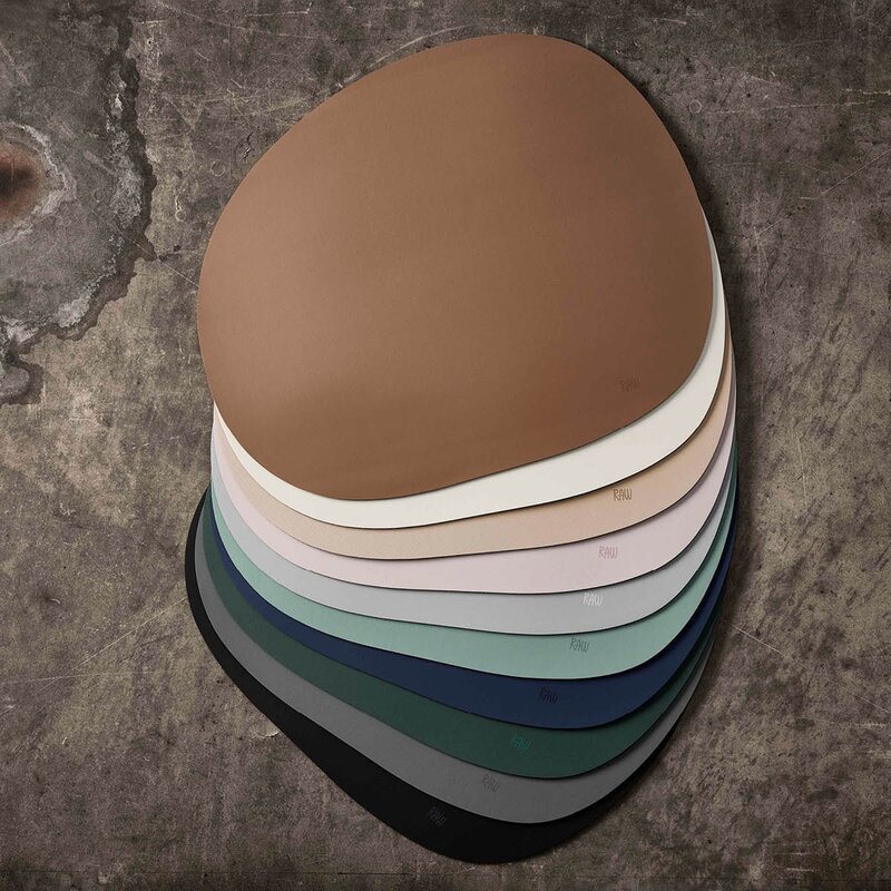 Aida RAW bordbrikke silikon 41×33,5 cm 6 stk svart