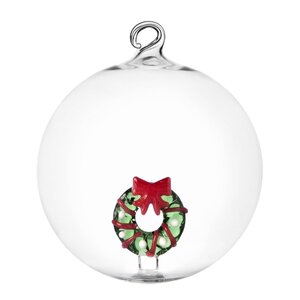 Ichendorf Milano Christmas Tales julekule glass 8 cm julekrans