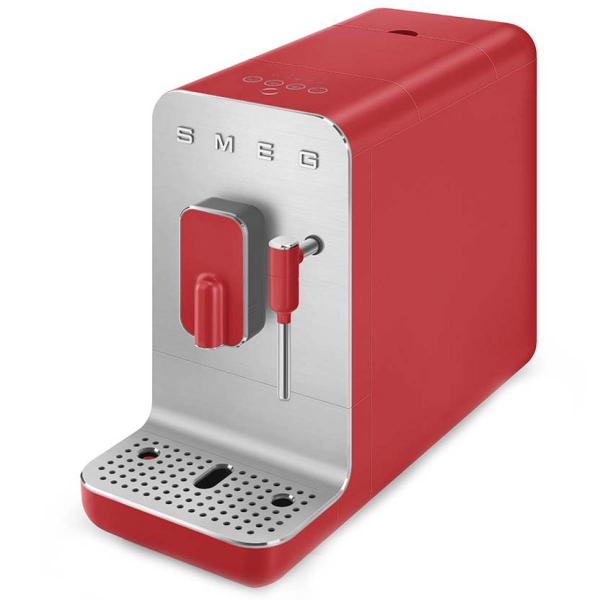 SMEG Kaffemaskin m/steam BCC02 rød