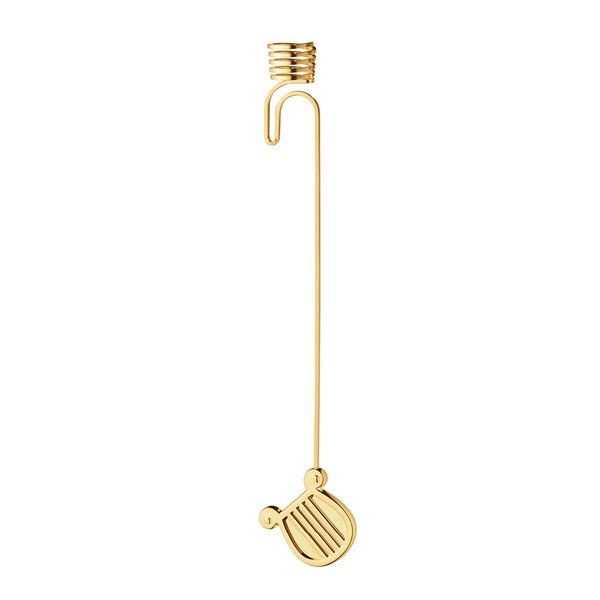 Georg Jensen - 2026 lysholder til juletre harpe gull