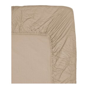 Midnatt Hassel stretchlaken 180x200 cm beigebrun