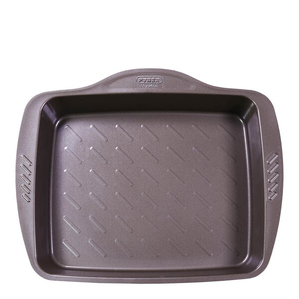 Pyrex Asimetria ildfast form 20x25 cm mørk grå