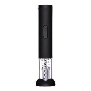 Barcraft Elektrisk korketrekker 23,5 cm med foliekutter svart
