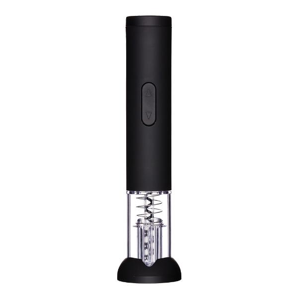 Barcraft Elektrisk korketrekker 23,5 cm med foliekutter svart