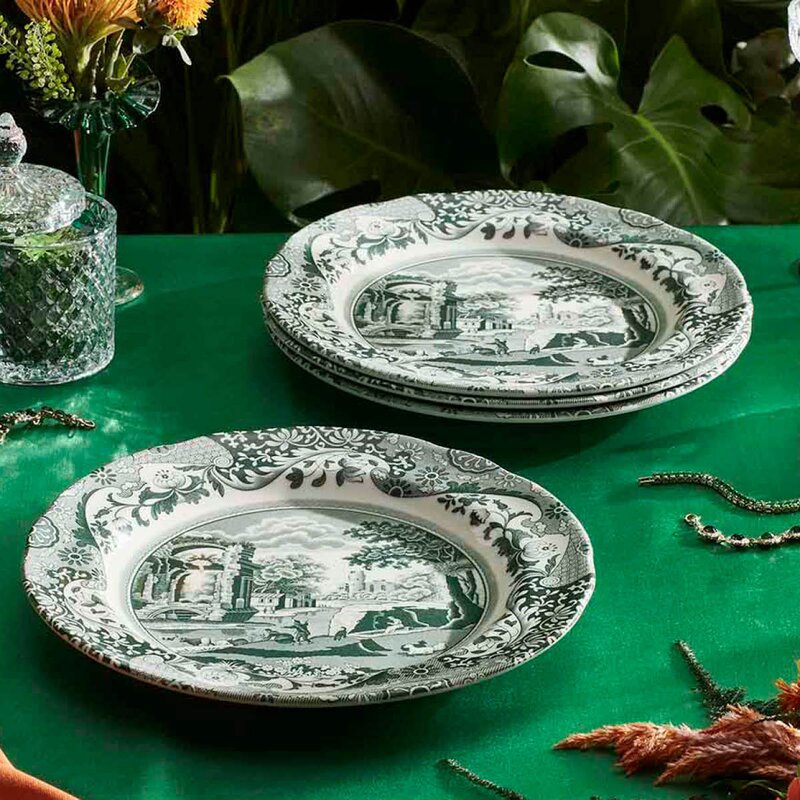 Spode Heritage Green Italian tallerken 27 cm 