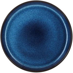 Bitz Gastro tallerken 21 cm svart/blå