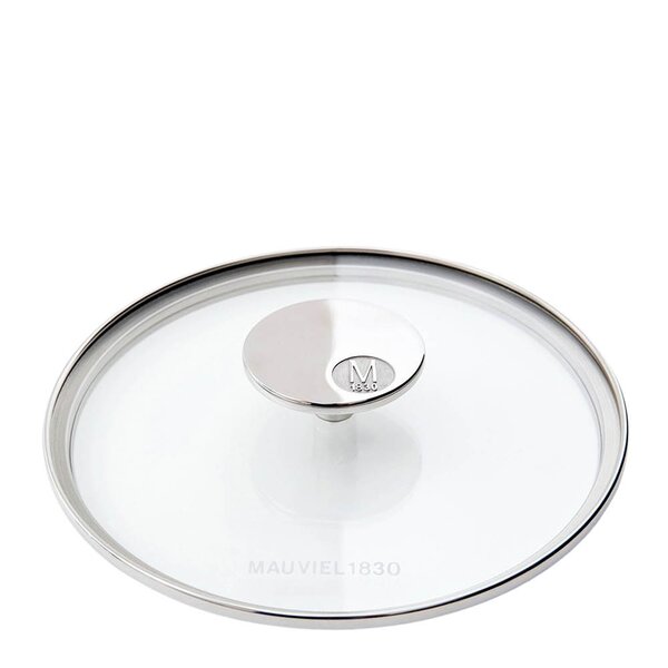 Mauviel M-360 glasslokk 28 cm klar/stål