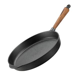 Skeppshult Traditional sautépanne 30 cm med valnøtthåndtak