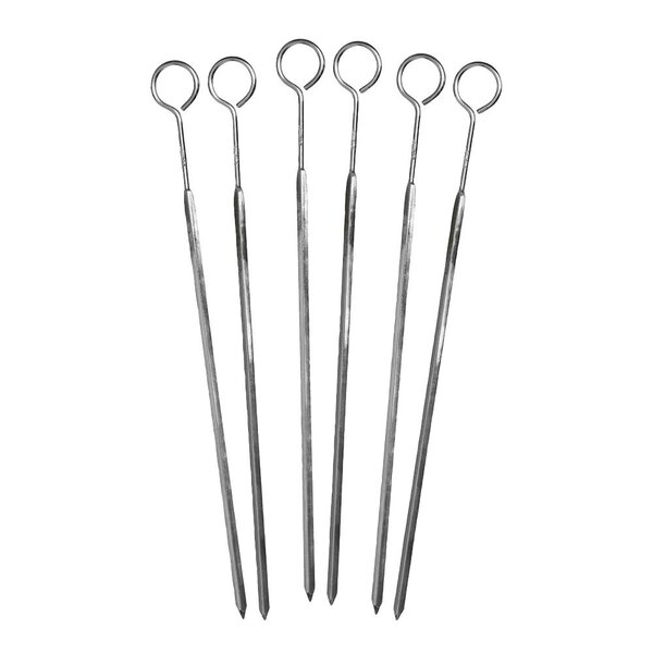 Exxent Grillspyd 33 cm 6 stk stål