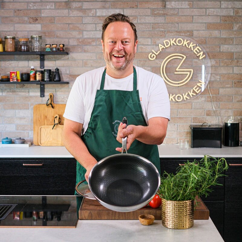 Gladkokken Hybrid wok 28 cm