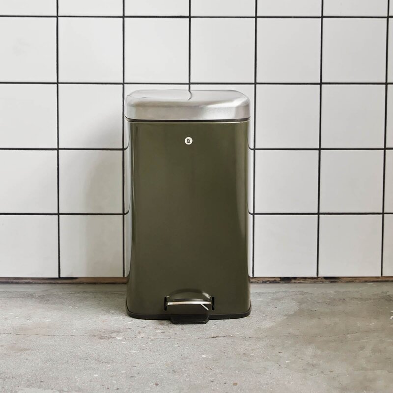 House Doctor Sort papirkurv 27x46 cm grønn