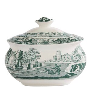 Spode Heritage Green Italian sukkerskål 0,25L 