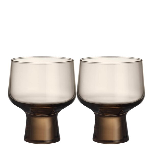 iittala Solare glass på fot 29 cl 2 stk lin