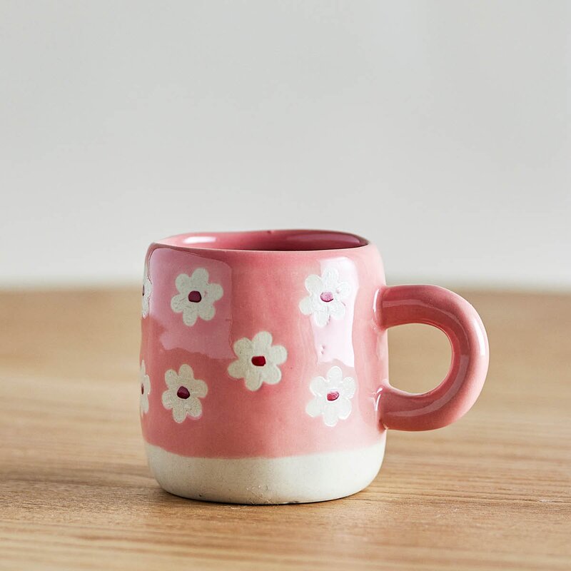 Bloomingville MINI Millie kopp 11 cl blomst rosa