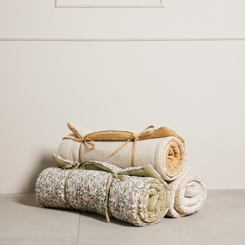 Lene Bjerre Ivillia sittepute/madrass 120x60 cm oker