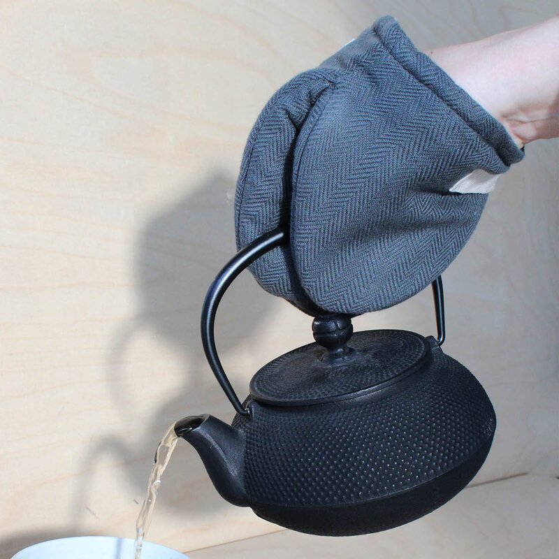 The Organic Company Ovnvotter 14x14 cm 2 stk dark green