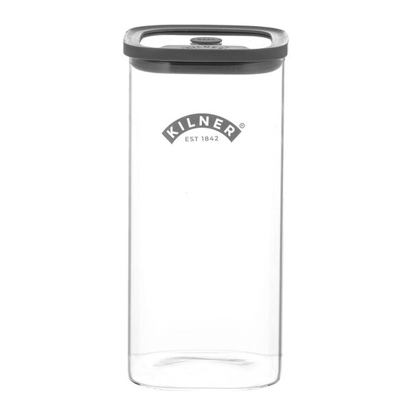 Kilner Fresh L oppbevaringskrukke 1,5L glass/grå