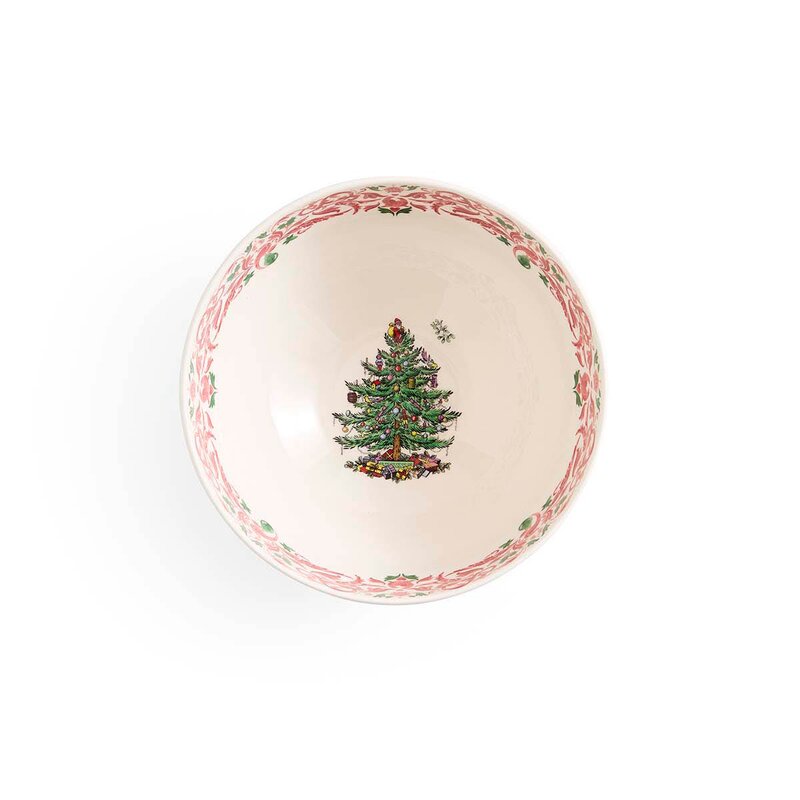Spode Christmas Tree Yuletide salatbolle 23 cm