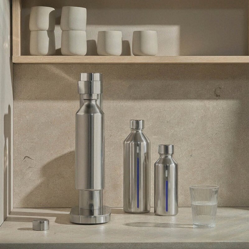 Stelton Brus flaske til kullsyremaskin 0,8L steel