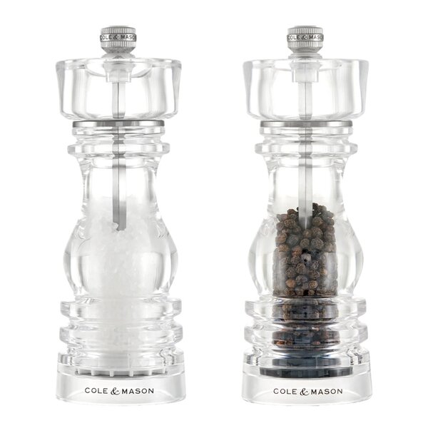 Cole & Mason – London salt- og pepperkvern 18 cm klar