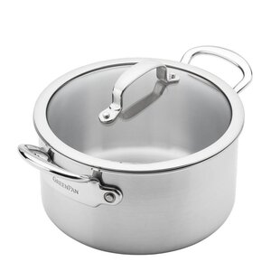 GreenPan Premiere ubelagt 5-lags gryte med lokk 24 cm 4,91L