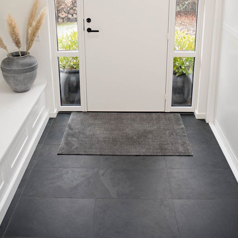 Tica Copenhagen Unicolor gulvmatte 130x90 cm steelgrey