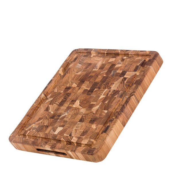 Teakhaus Butcher Block skjære- og serveringsbrett 42x30,5 cm teak