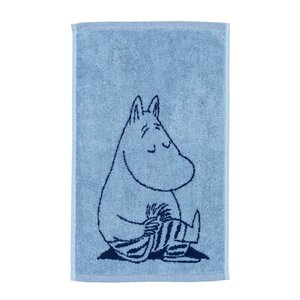 MoominArabia Mummi håndkle 30x50 cm Mummitrollet marineblå