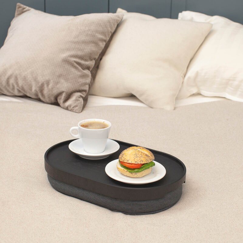 Bosign CurveLine knebrett anti-slip 39x26 cm svart/grå