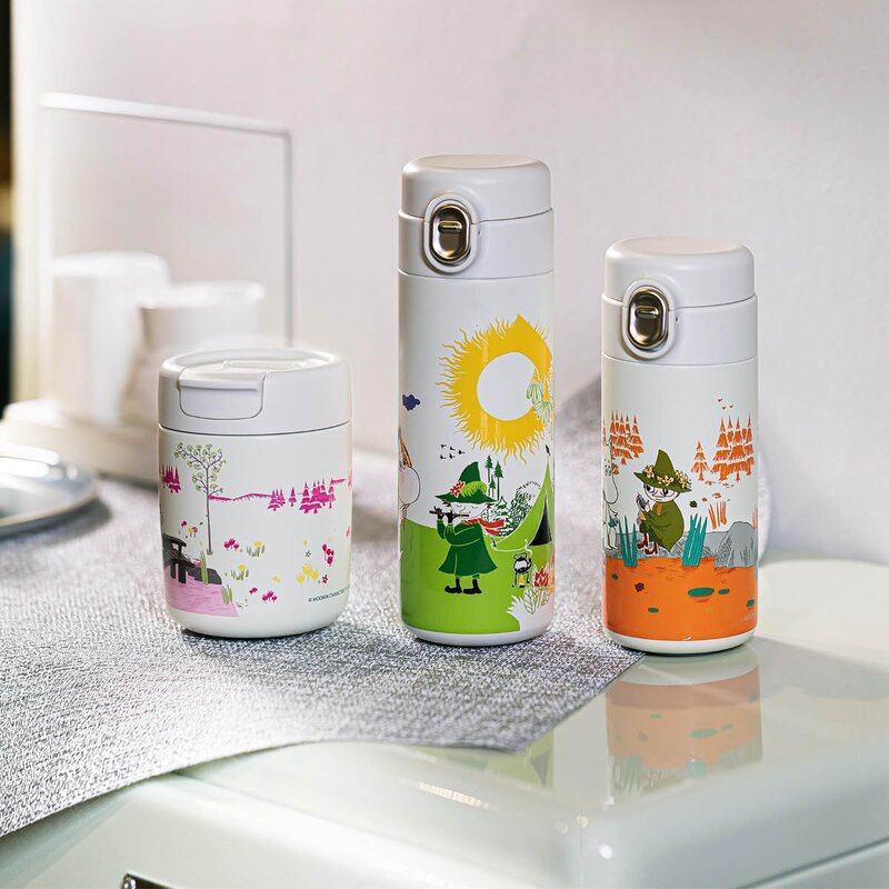 Moomin Mummi termokopp 32 cl oransje/hvit