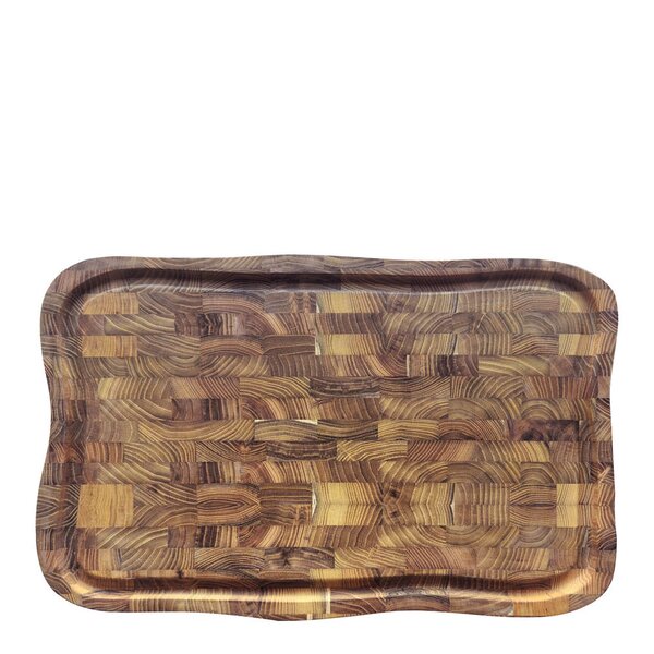 Aida - Raw skjærebrett 55x35 cm teak