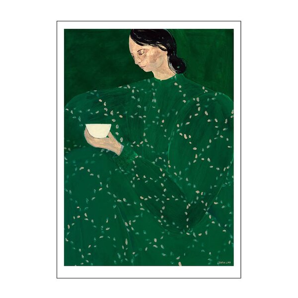 Poster & Frame – The Poster Club x Sofia Lind poster 30×40 cm coffee alone at place de clichy