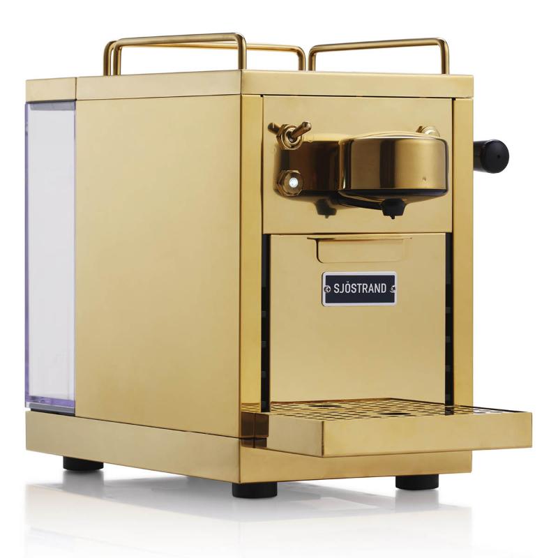 Sjöstrand Espresso kaffemaskin 1,2L messing