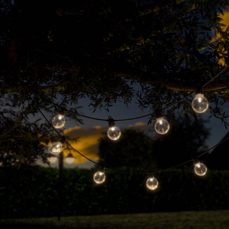 DeluxeHomeart LED lyslenke startsett liten 6 m klar