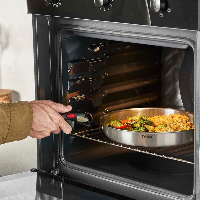 Tefal Ingenio Emotion stekepannesett 3 deler brushed uncoated 