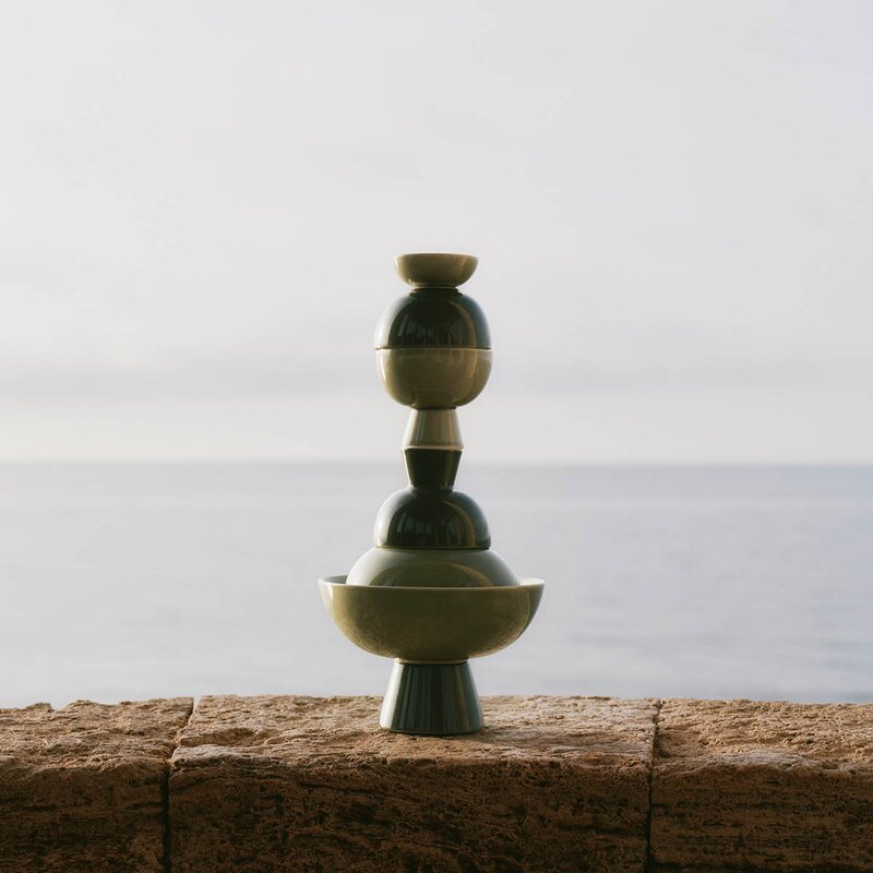 Arabia 24h serveringsskål 1,8 L duo-grønn