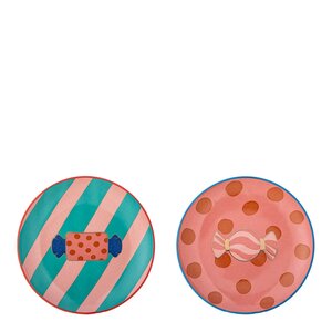 Bloomingville Caramella tallerken 16 cm 2 stk rosa