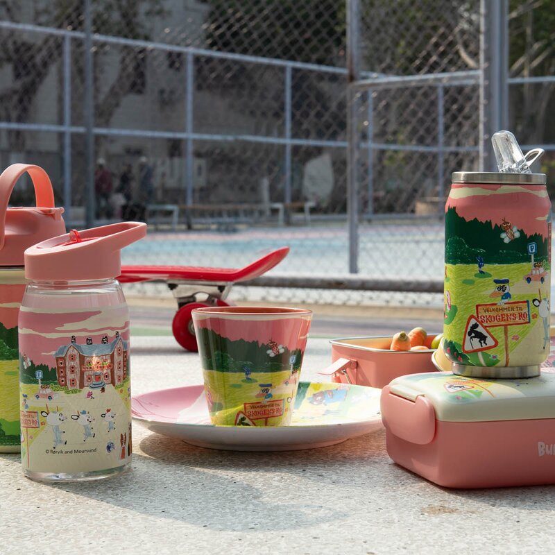 Modern House Bukkene Bruse drikkebeger 30 cl skogens ro rosa