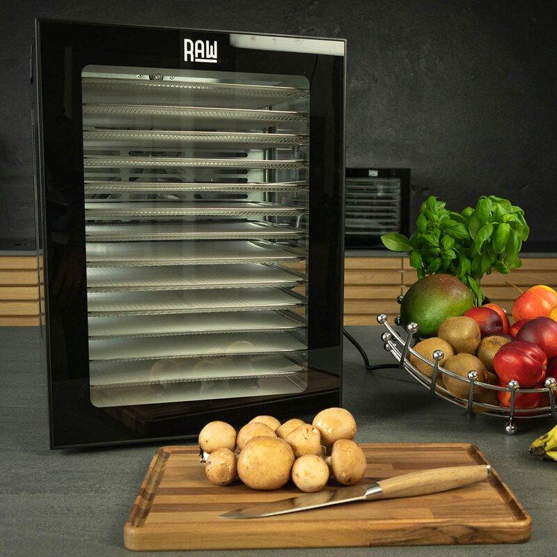 RAW Dehydrator med 14 hyller DH14 svart