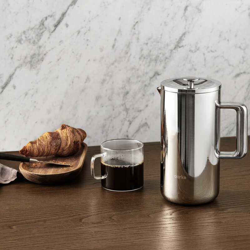 Aarke Presskanne 1L rustfritt stål