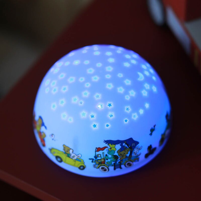 Rätt Start Bamse nattlys med stjernehimmel og musikk